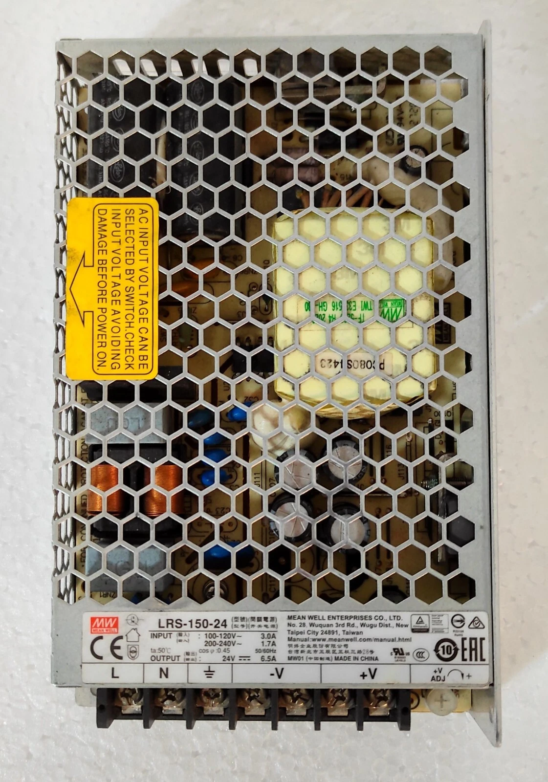 Mean Well LRS-150-24 / 24V 6.5A Power Supply